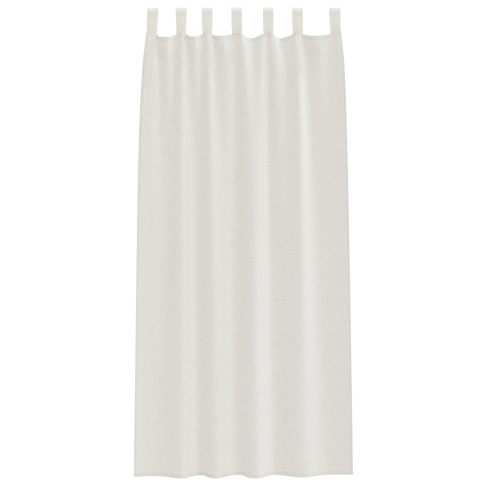 Gordijnen met gordijnen 2 pcs Crème 140 x 245 cm Polyester