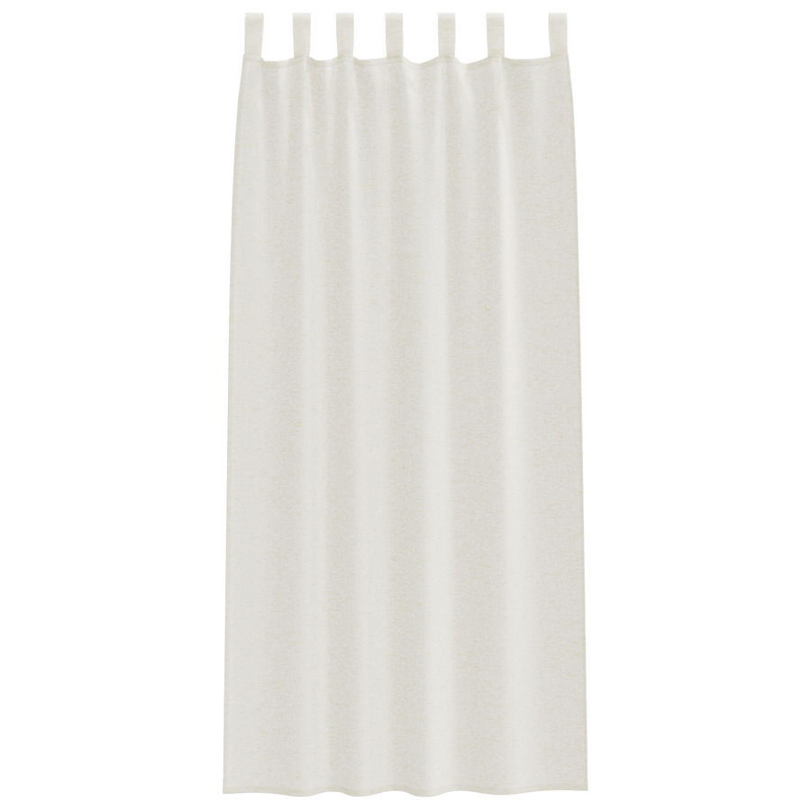 Gordijnen met gordijnen 2 pcs Crème 140 x 260 cm Polyester