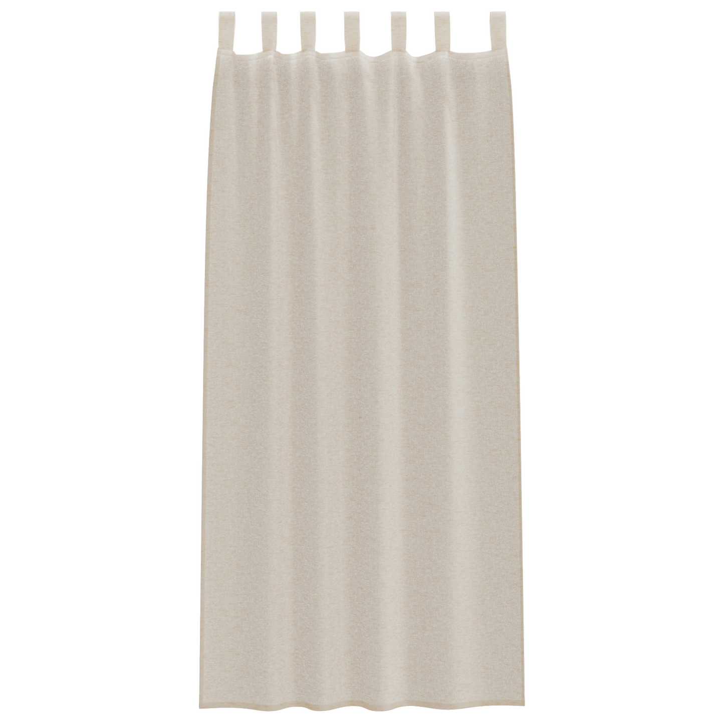 Gordijnen met gordijnen 2 pcs Zand 140 x 260 cm Polyester