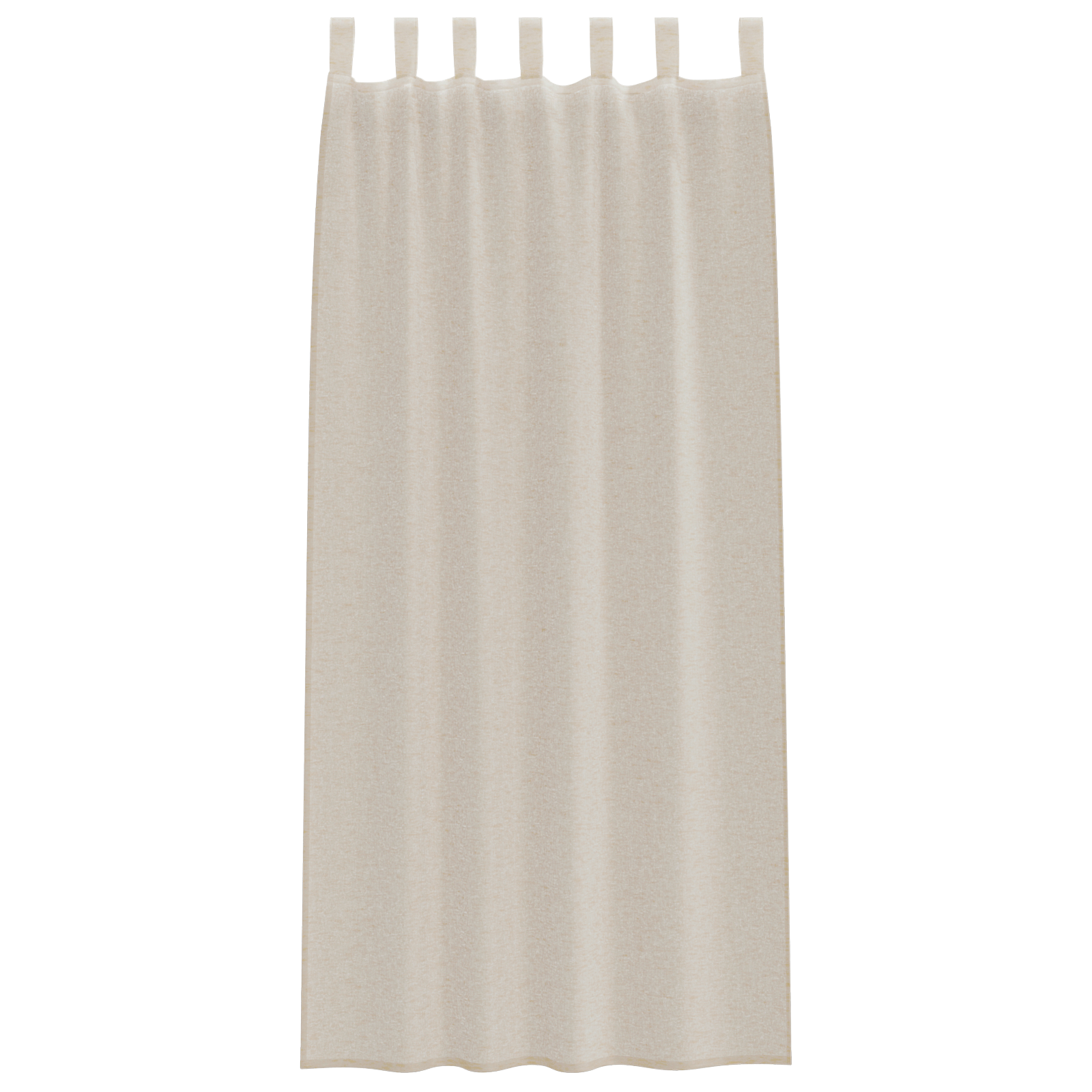 Gordijnen met gordijnen 2 pcs Zand 140 x 260 cm Polyester