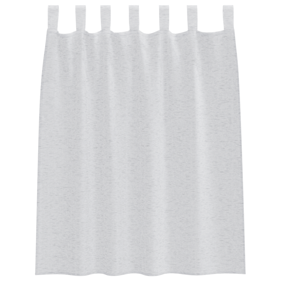 Gordijnen met gordijnen 2 pcs Lichtgrijs 140 x 140 cm Polyester