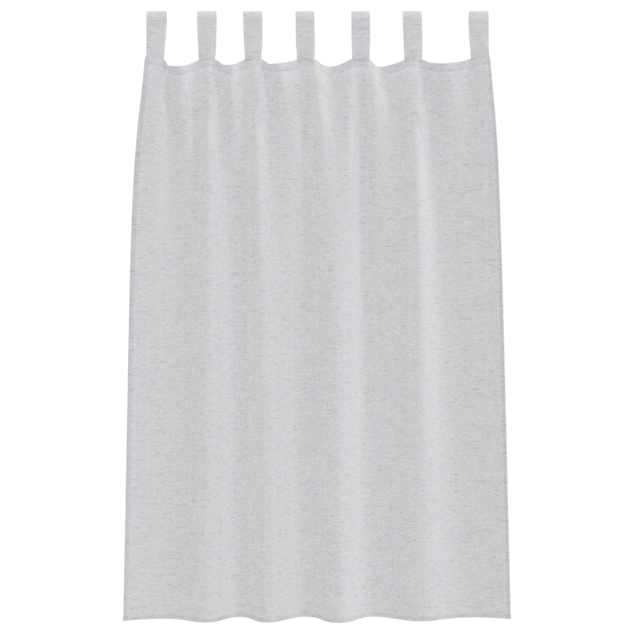 Gordijnen met gordijnen 2 pcs Lichtgrijs 140 x 175 cm Polyester