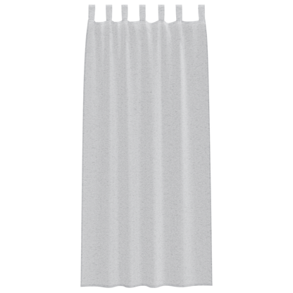 Gordijnen met gordijnen 2 pcs Lichtgrijs 140 x 225 cm Polyester