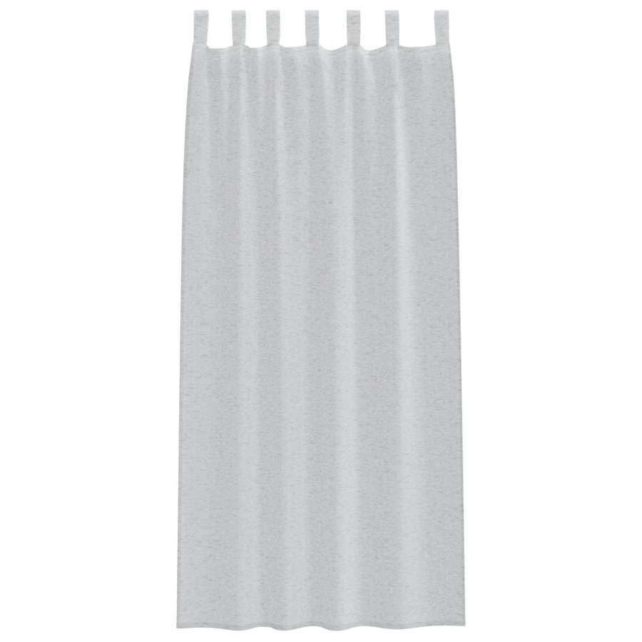 Gordijnen met gordijnen 2 pcs Lichtgrijs 140 x 260 cm Polyester