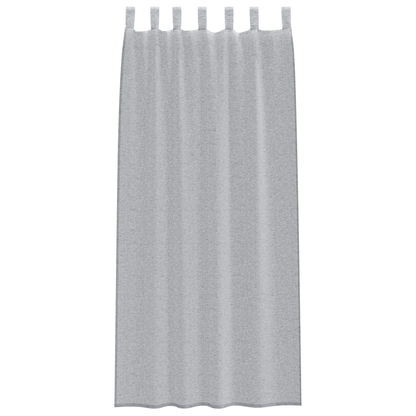 Gordijnen 2 pcs Donkergrijs 140 x 245 cm Polyester