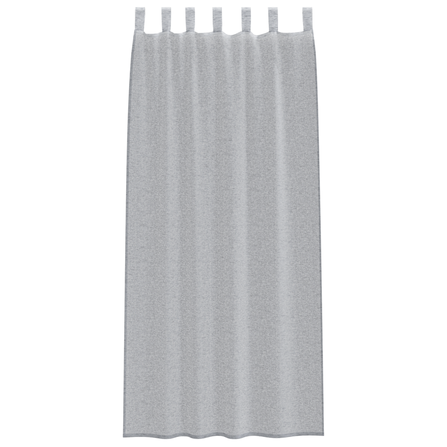 Gordijnen 2 pcs Donkergrijs 140 x 260 cm Polyester