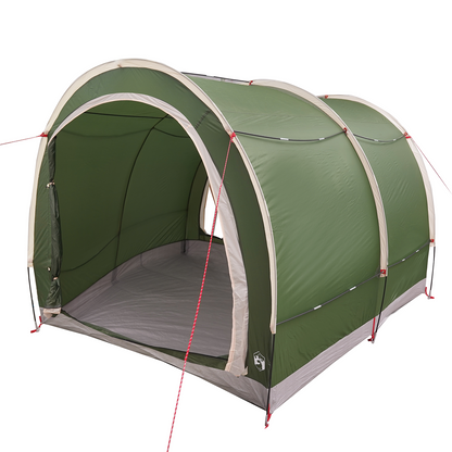Fietstent met dak met opslag met luchtopening Groen 256 x 222 x 182 cm