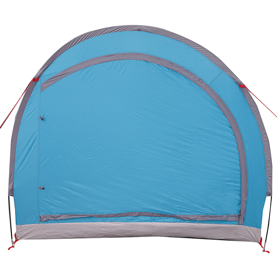 Fietstent met dak met opslag met luchtopening Blauw 256 x 222 x 182 cm