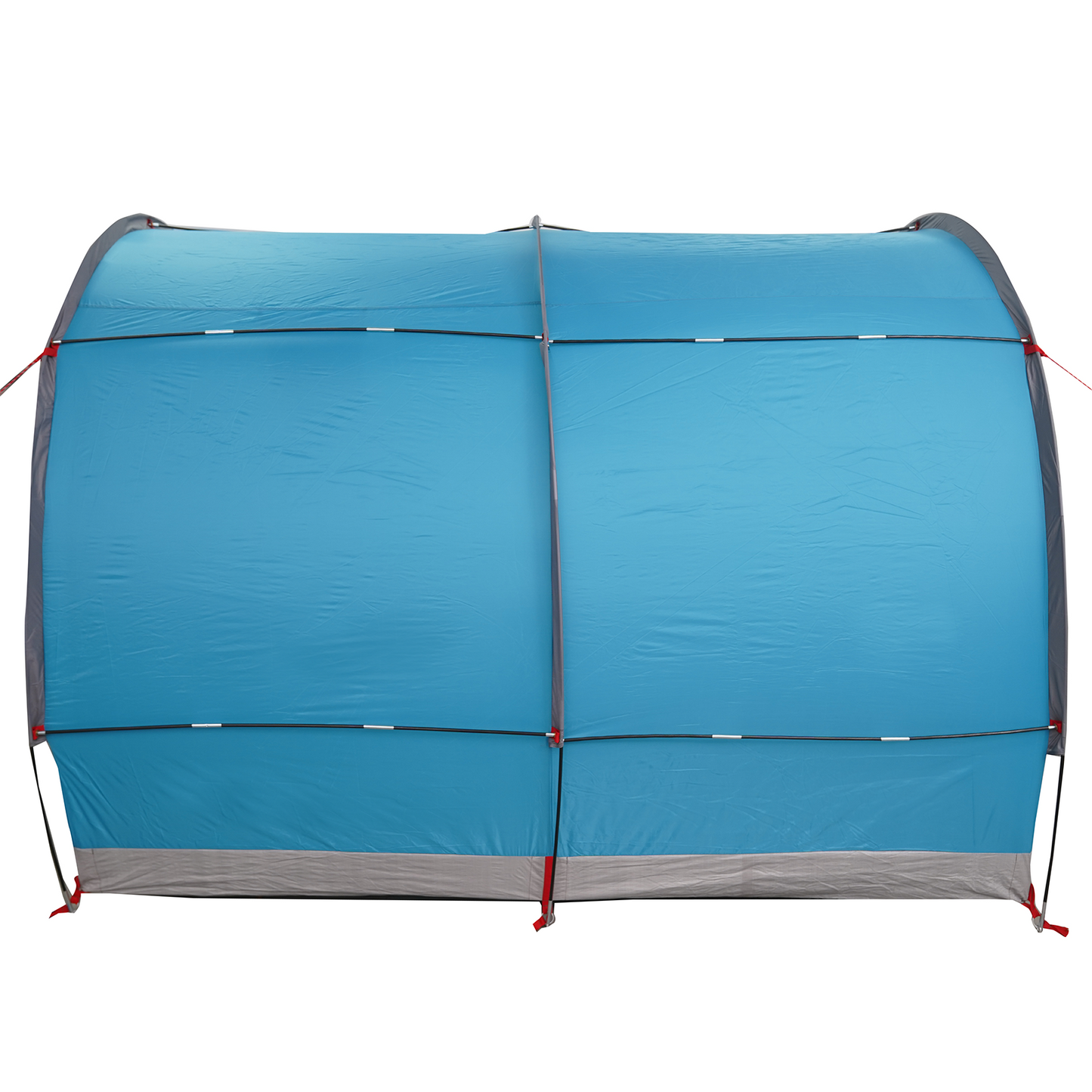 Fietstent met dak met opslag met luchtopening Blauw 256 x 222 x 182 cm