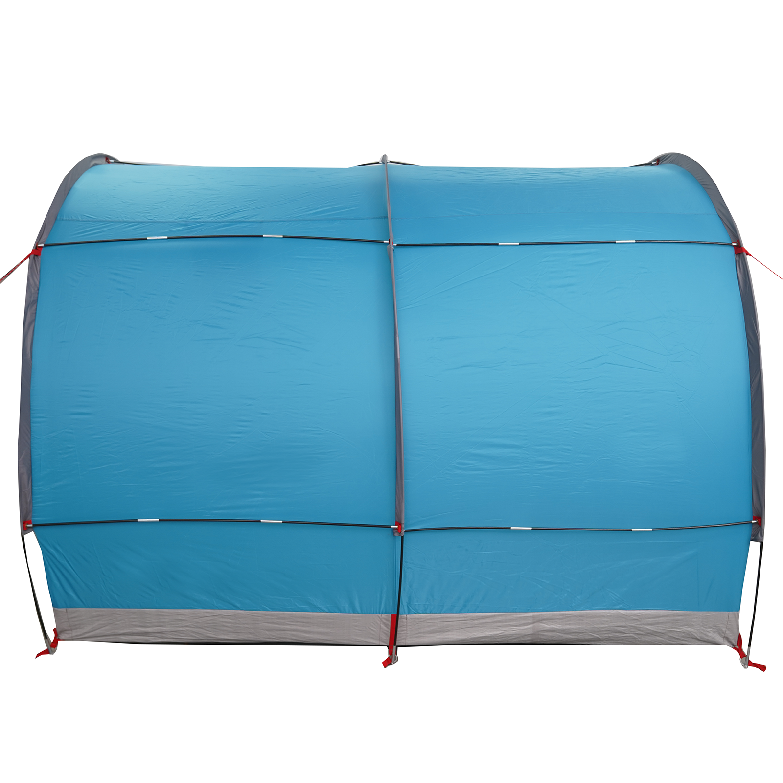 Fietstent met dak met opslag met luchtopening Blauw 256 x 222 x 182 cm