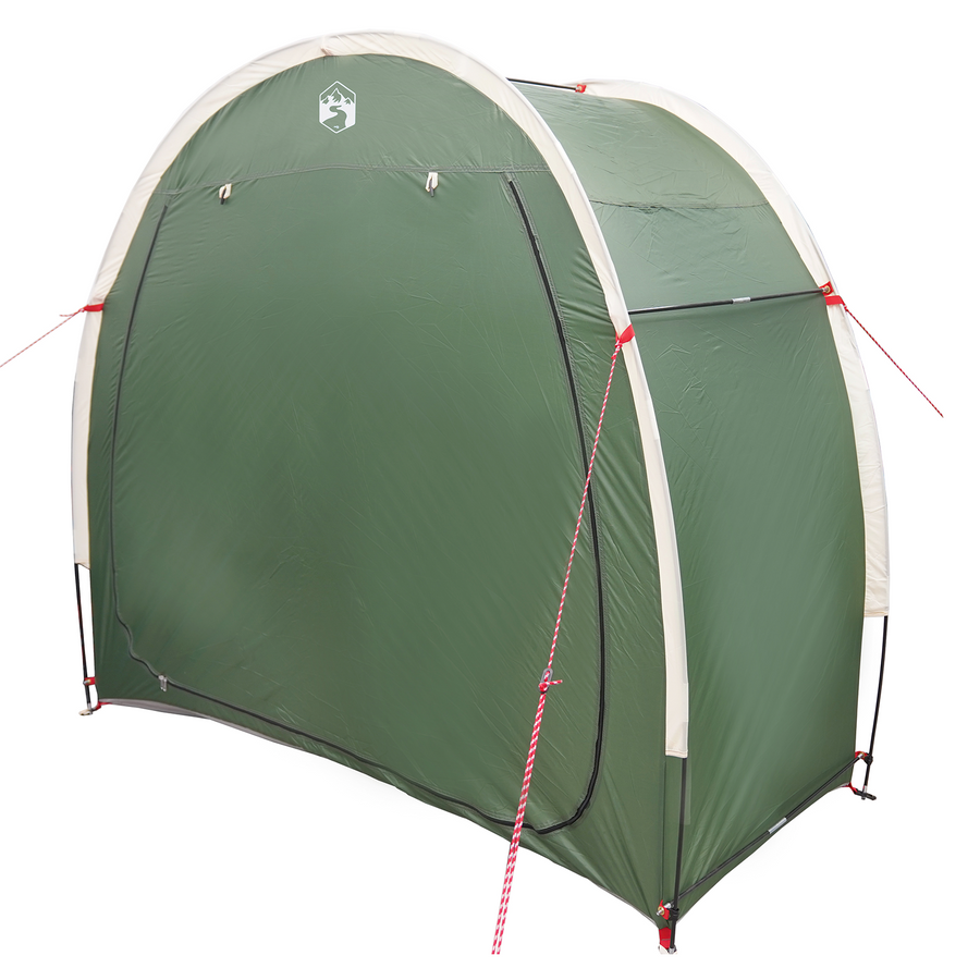 Achteropslag tent met dak met opslag met luchtopening Groen 210 x 90 x 174 cm