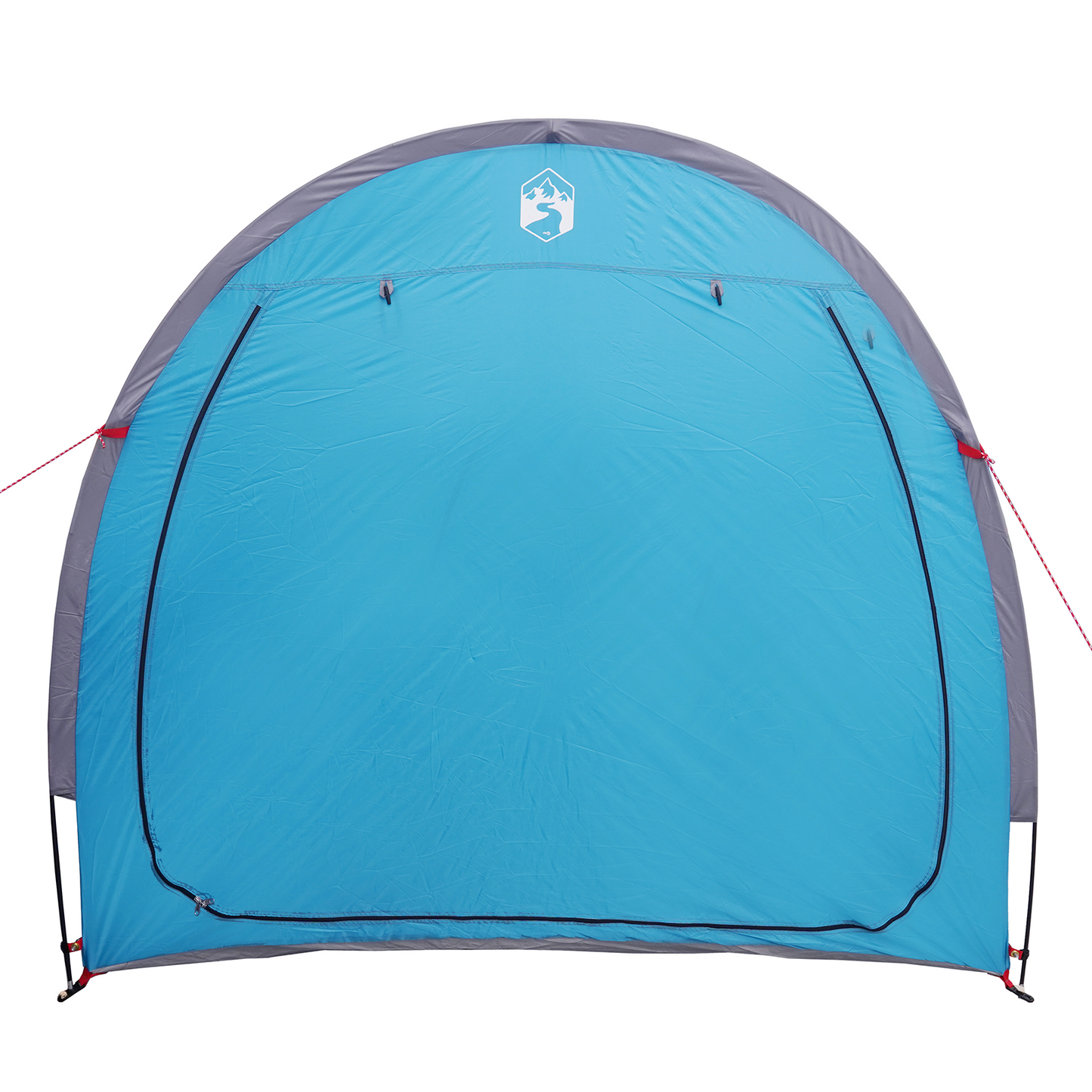Achteropslag tent met dak met opslag met luchtopening Blauw 210 x 90 x 174 cm