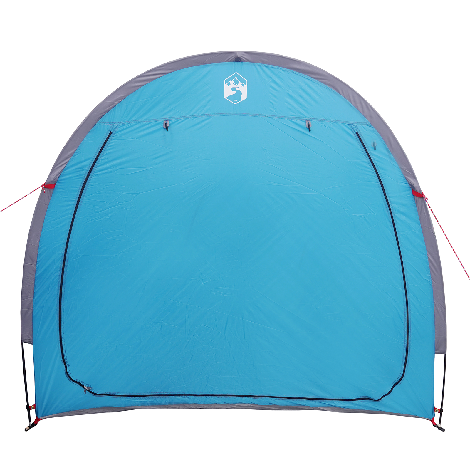 Achteropslag tent met dak met opslag met luchtopening Blauw 210 x 90 x 174 cm