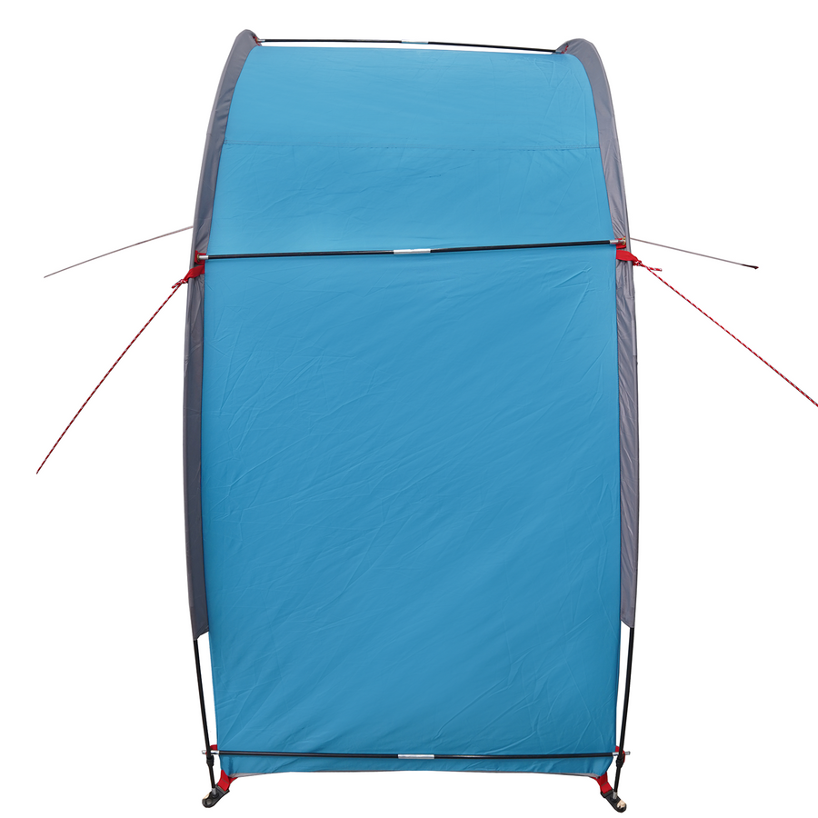 Achteropslag tent met dak met opslag met luchtopening Blauw 210 x 90 x 174 cm