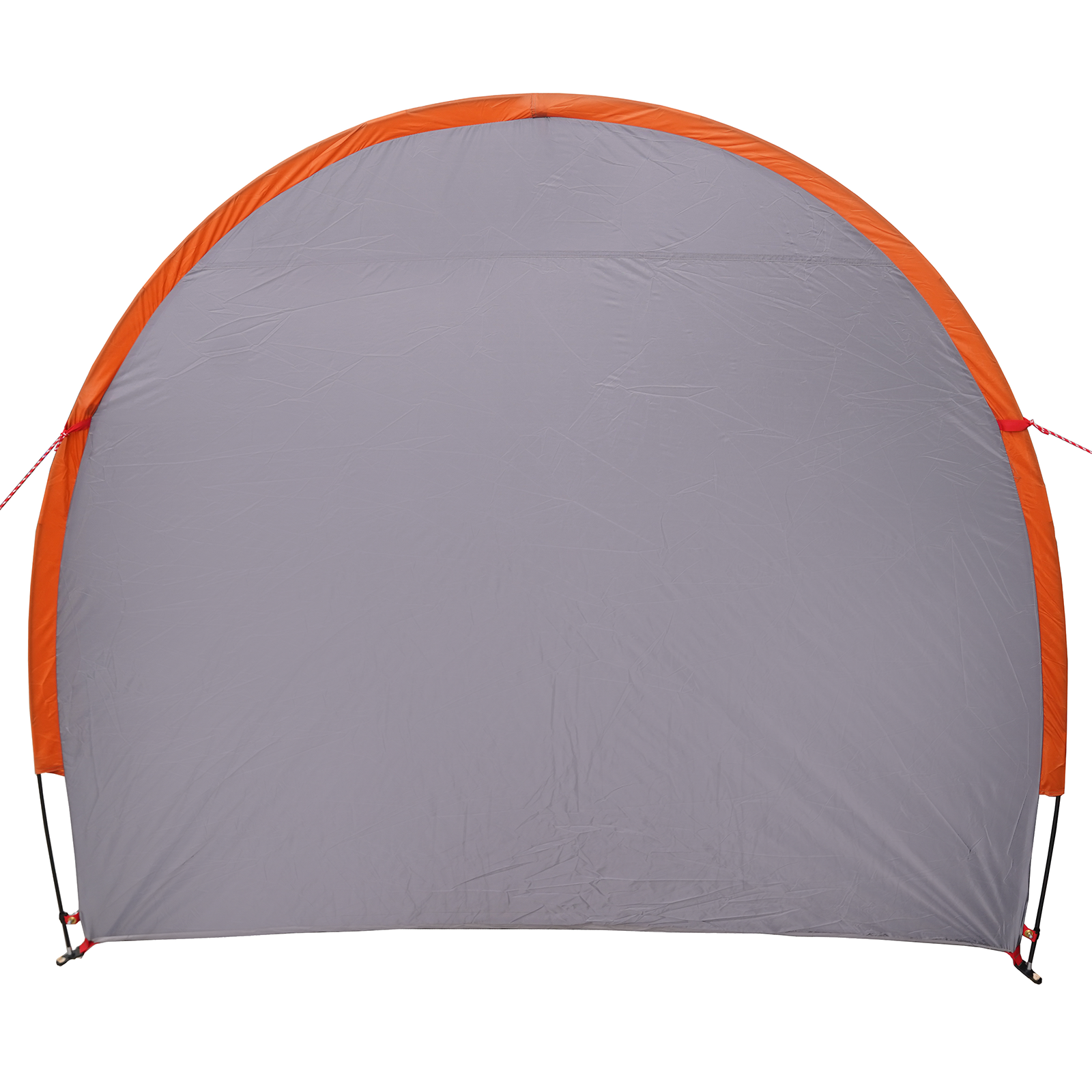 Achteropslag tent met dak met opslag Grijs en Oranje 210 x 90 x 174 cm