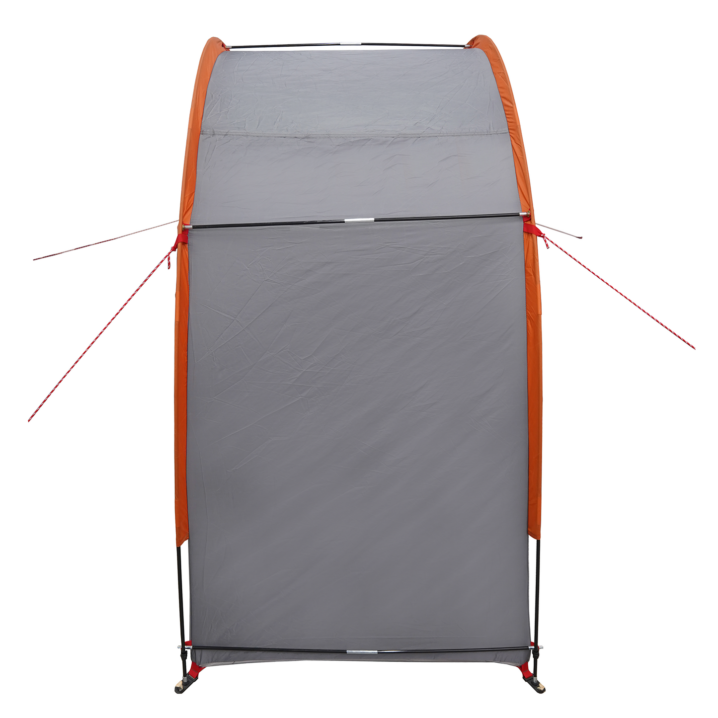 Achteropslag tent met dak met opslag Grijs en Oranje 210 x 90 x 174 cm