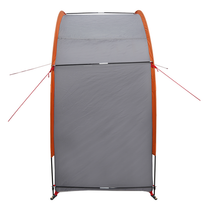 Achteropslag tent met dak met opslag Grijs en Oranje 210 x 90 x 174 cm