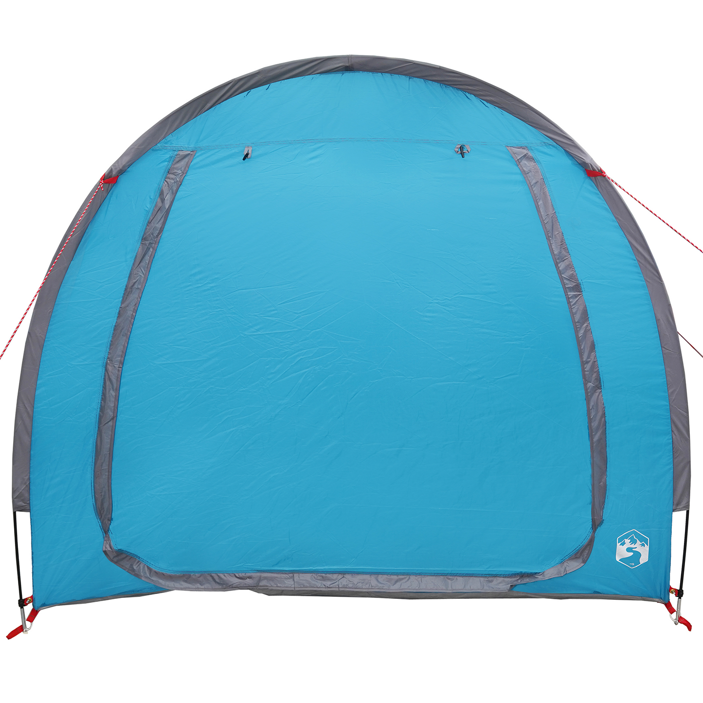 Fietstent met dak met opslag met luchtopening Blauw