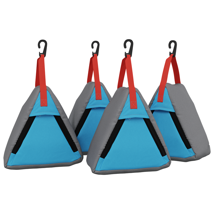 Opslagtas Grijs, Blauw, Rood 24 x 16 x 24 cm Oxford