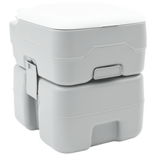 Campingtoilet Draagbaar Grijs 10L Schoon Water, 20L Afvalwatertank