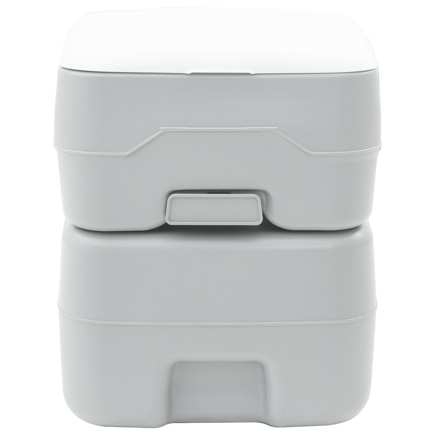Campingtoilet Draagbaar Grijs 10L Schoon Water, 20L Afvalwatertank