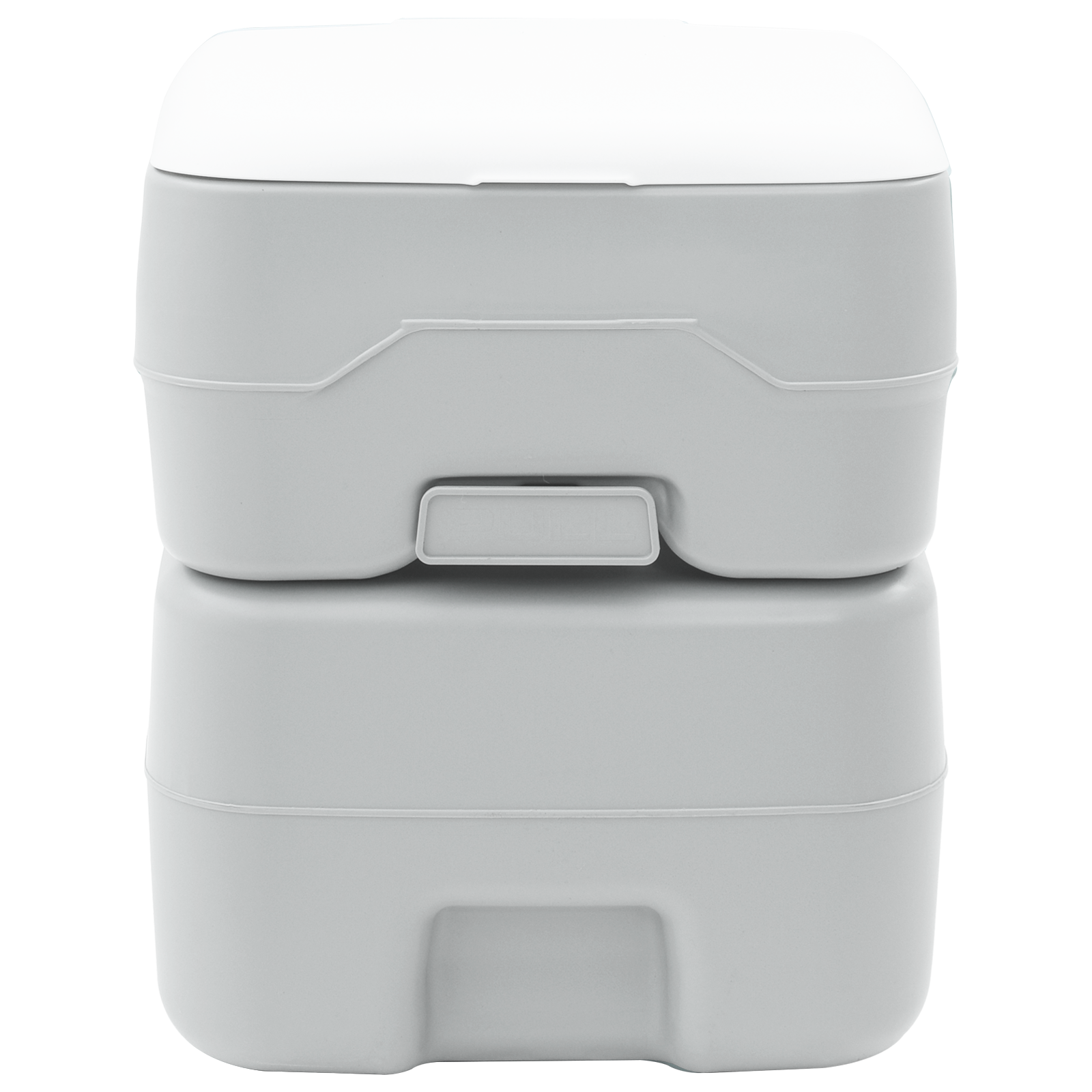 Campingtoilet Draagbaar Grijs 10L Schoon Water, 20L Afvalwatertank