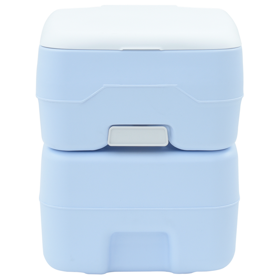 Campingtoilet Draagbaar Blauw 10L Schoon Water 20L Afvaltank