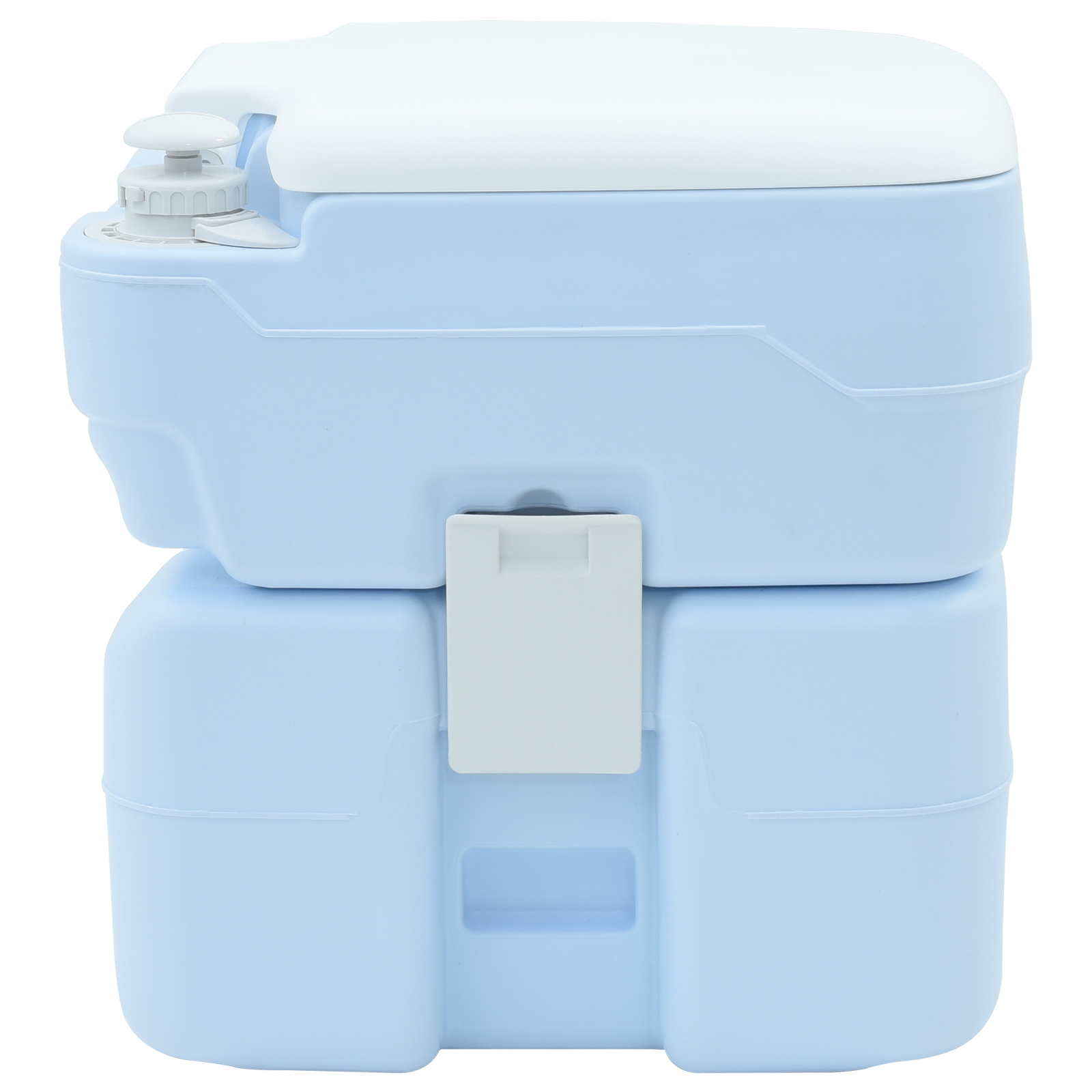 Campingtoilet Draagbaar Blauw 10L Schoon Water 20L Afvaltank