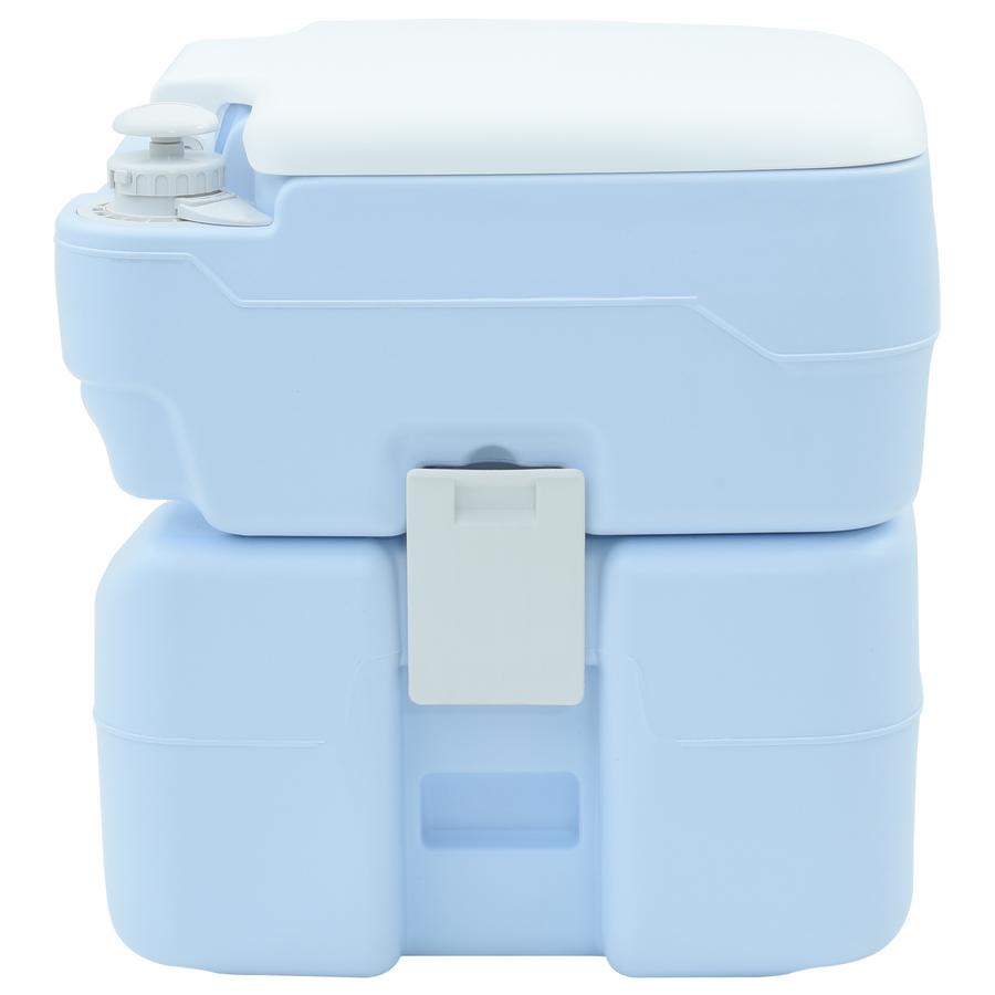 Campingtoilet Draagbaar Blauw 10L Schoon Water 20L Afvaltank