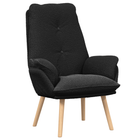 Fauteuil zwart 69x74x93 cm sherpa stof