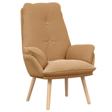 Relaxstoel Beige Zacht Stof