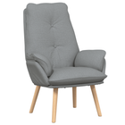 Armchair Light Gray 69 x 74 x 93 cm Fabric and plywood