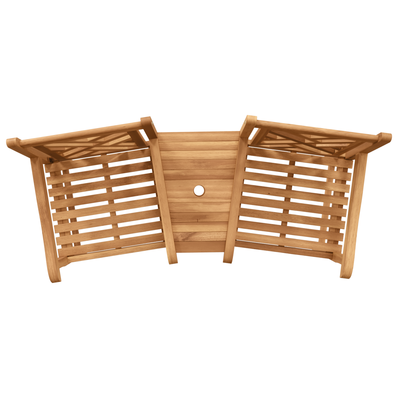Tuinstoelen met plank Rooster met opslag Bruin 152 x 63 x 89 cm Massief teakhout