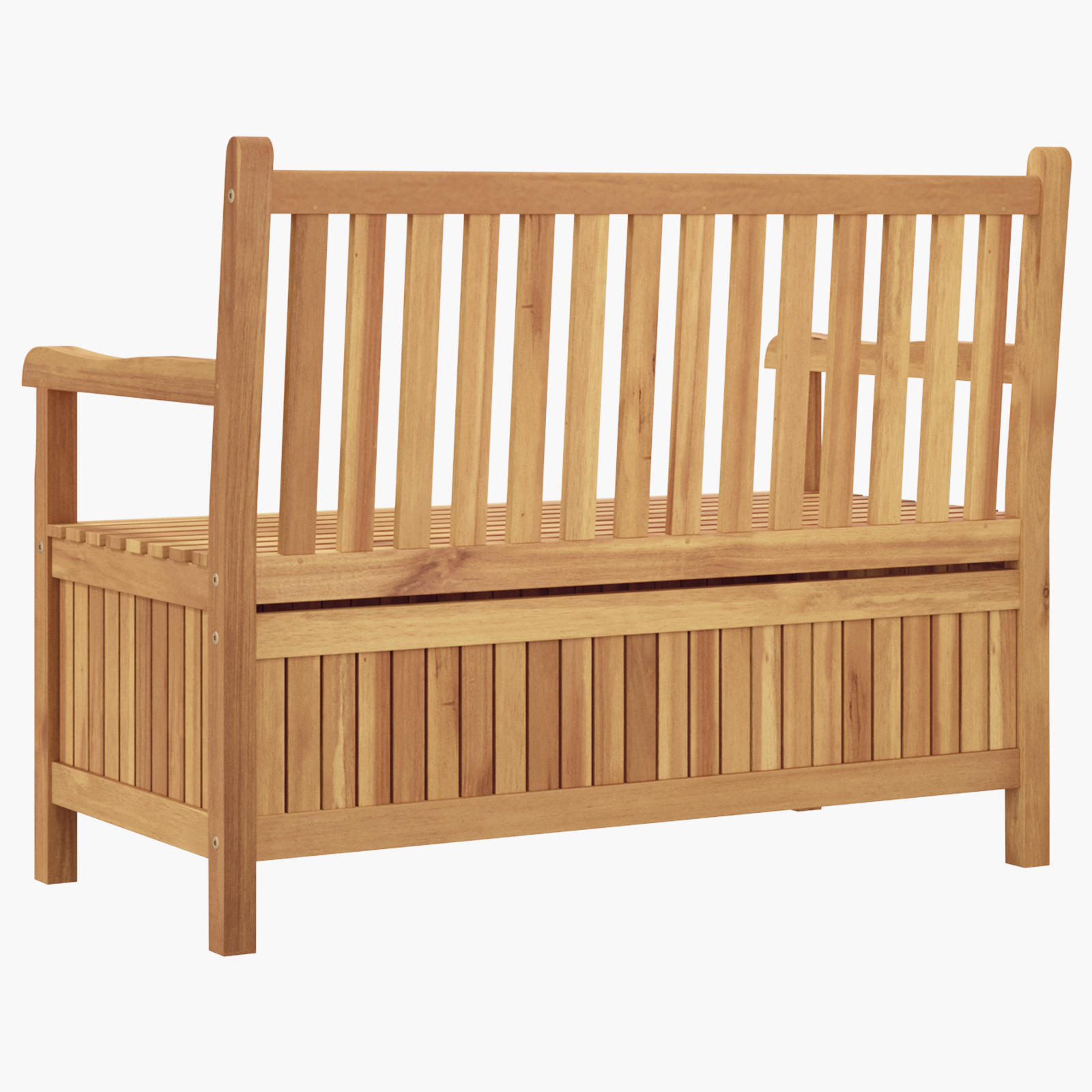 Tuinkast Bank Bruin 228 x 60 x 90 cm Massief teakhout