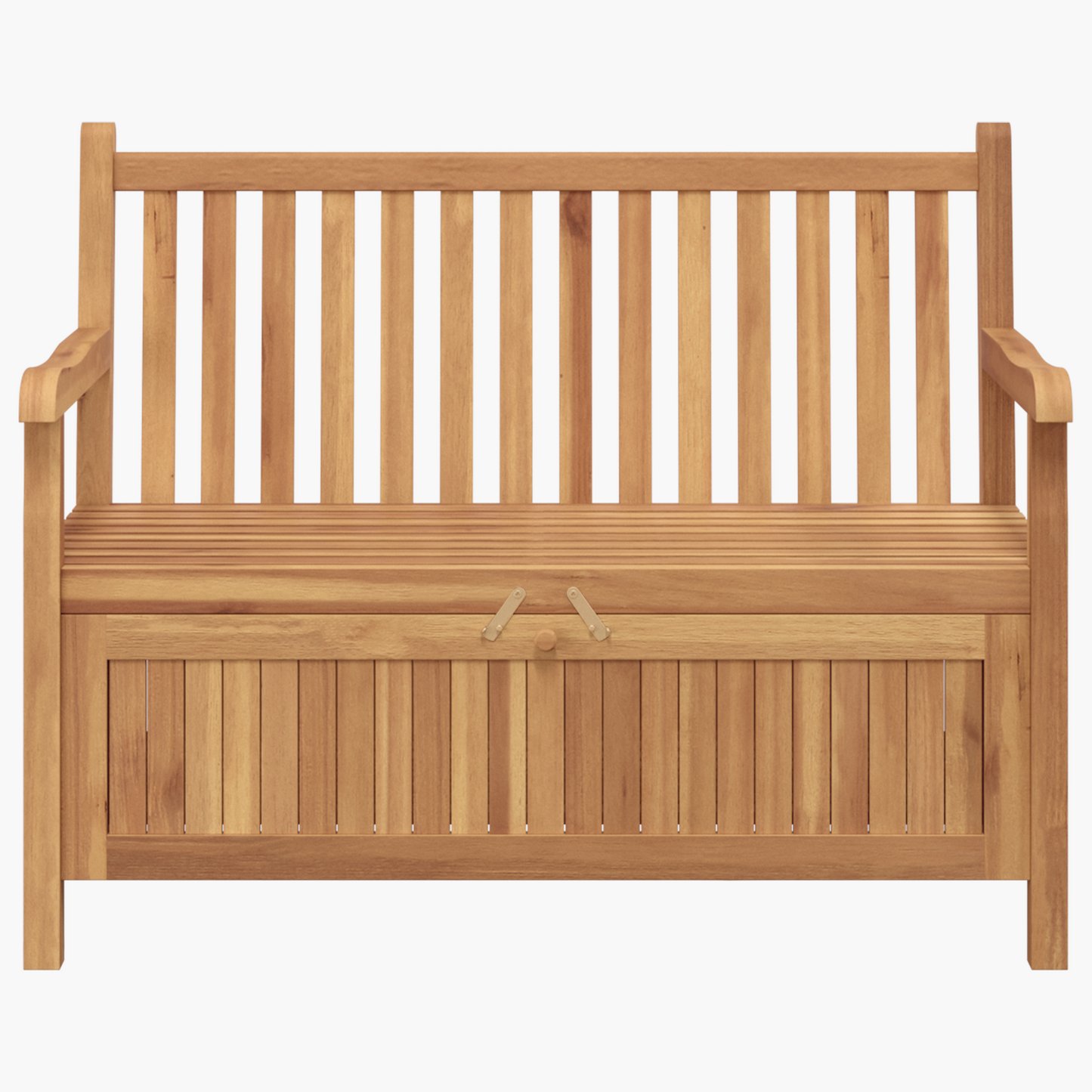 Tuinkast Bank Bruin 228 x 60 x 90 cm Massief teakhout