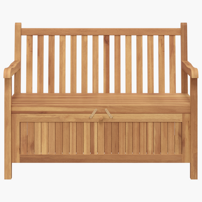 Tuinkast Bank Bruin 228 x 60 x 90 cm Massief teakhout