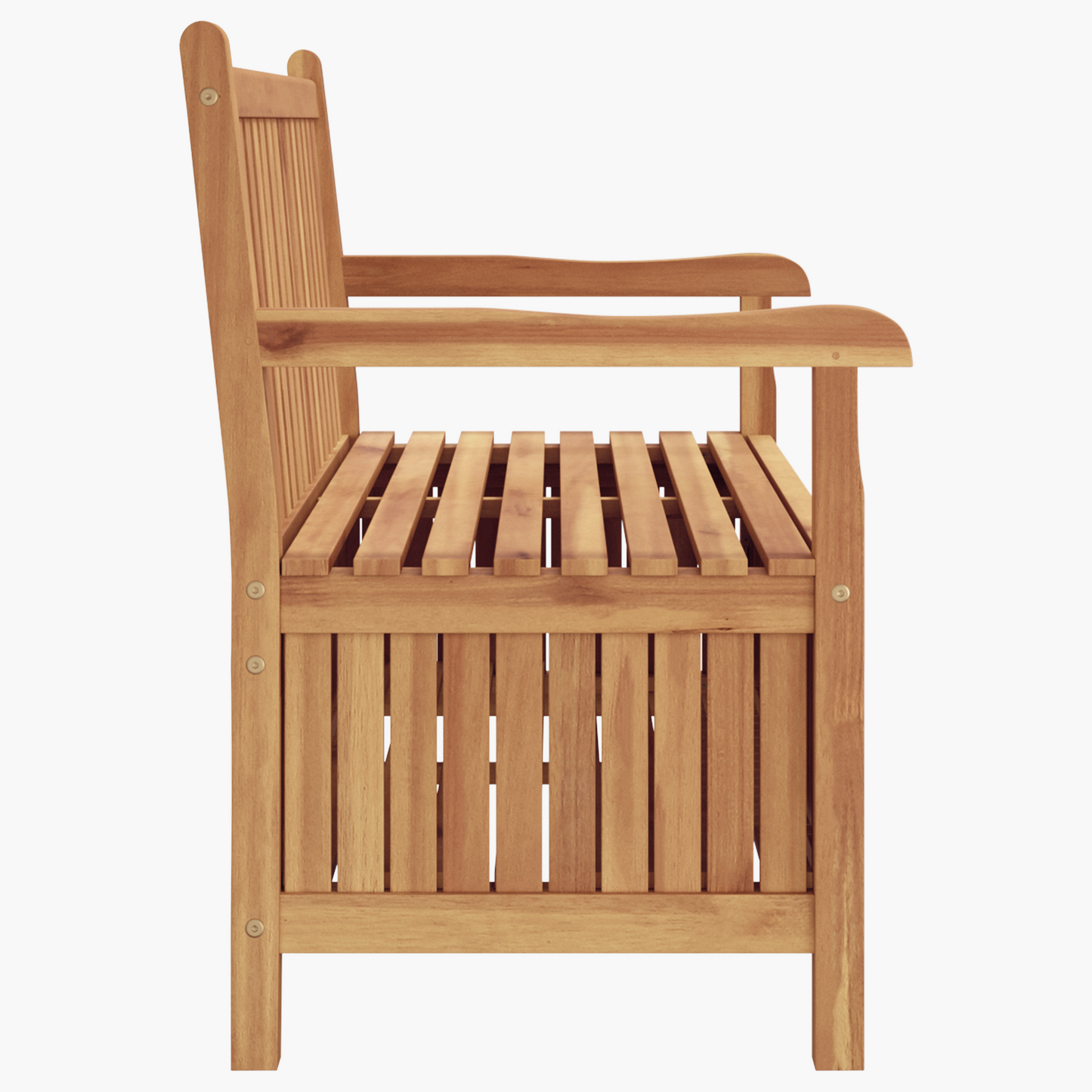 Tuinkast Bank Bruin 228 x 60 x 90 cm Massief teakhout