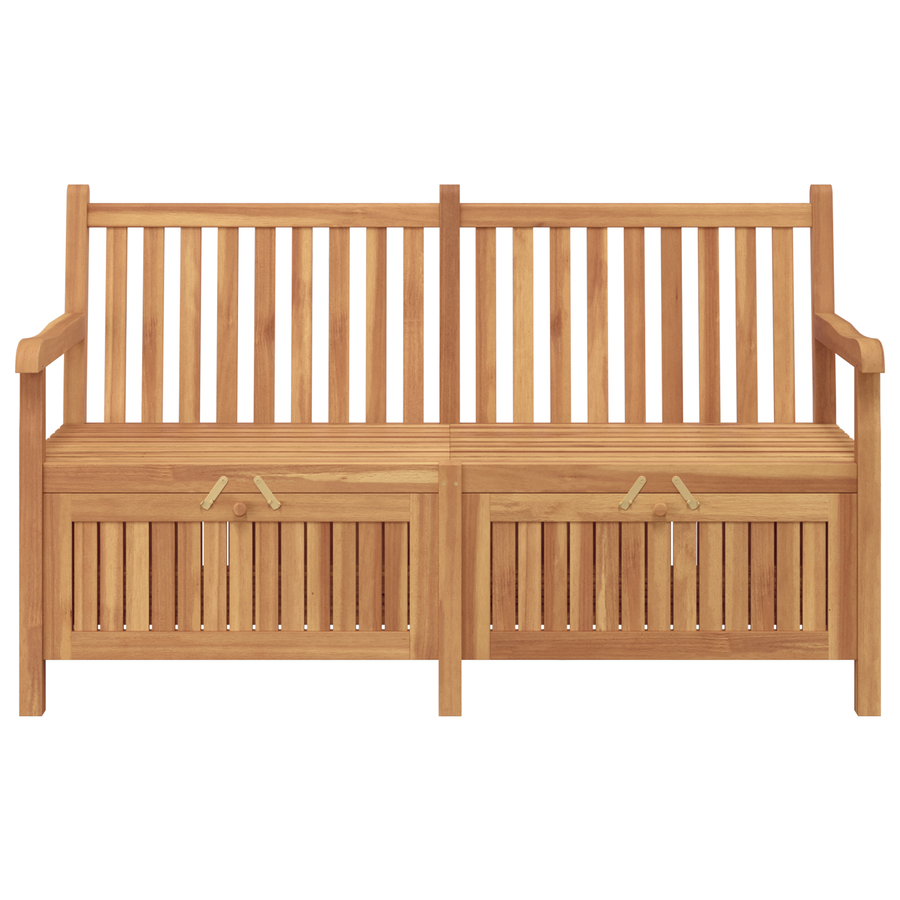 Tuinkast Bank Bruin 150 x 60 x 90 cm Massief teakhout