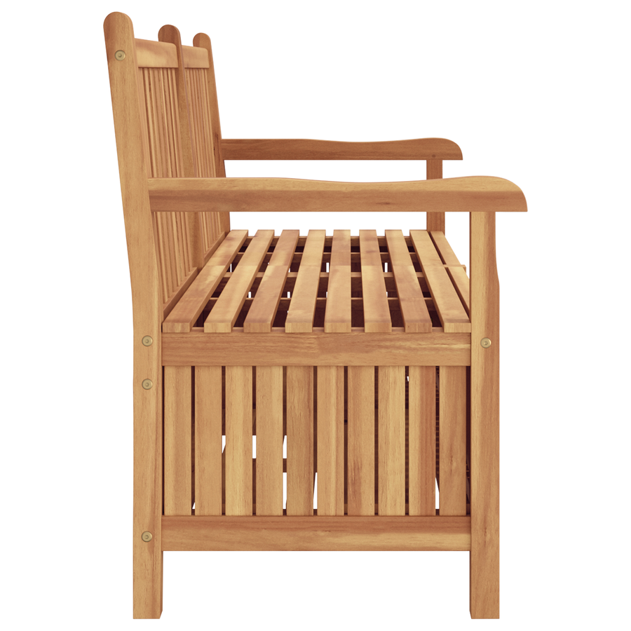 Tuinkast Bank Bruin 150 x 60 x 90 cm Massief teakhout