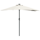 Tuinparasol zand 294x150x223 cm