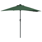Tuinparasol 294x150x223 cm groen polyester staal