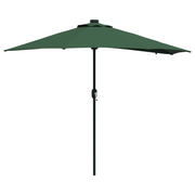 Tuinparasol 294x150x223 cm groen polyester staal