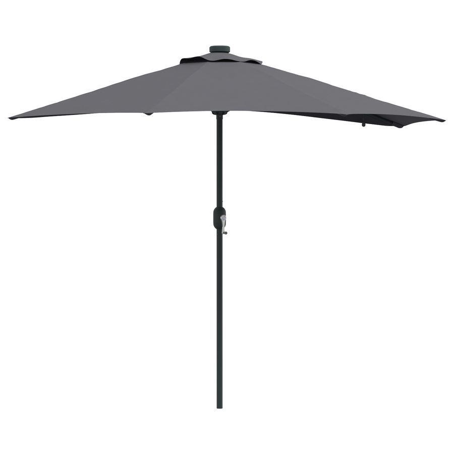 Tuinparasol Antraciet 294 x 150 x 223 cm Stof