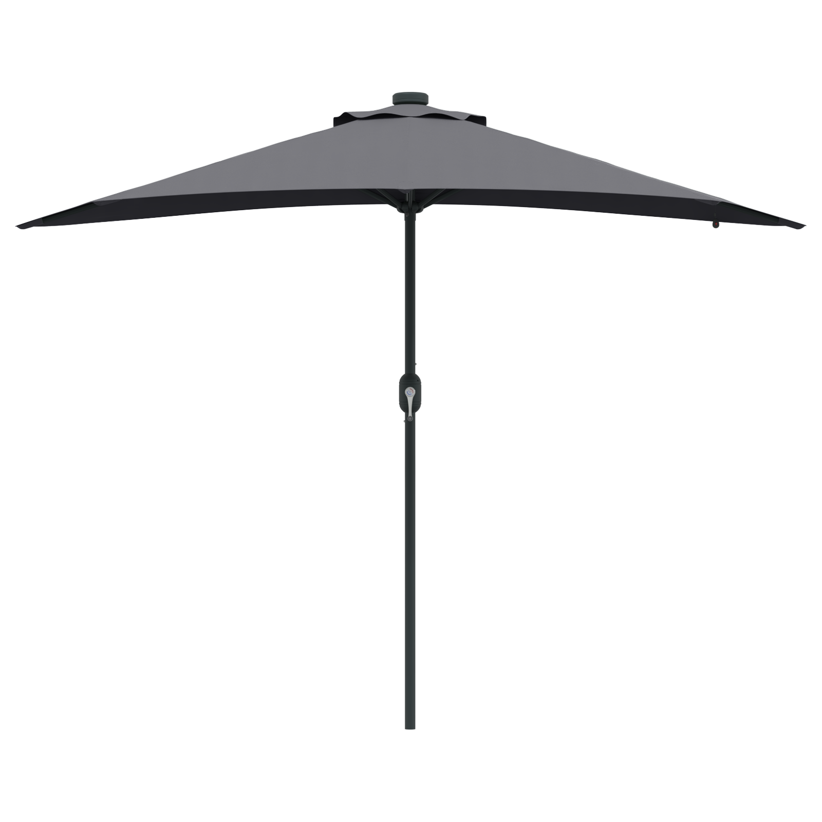 Tuinparasol Antraciet 294 x 150 x 223 cm Stof