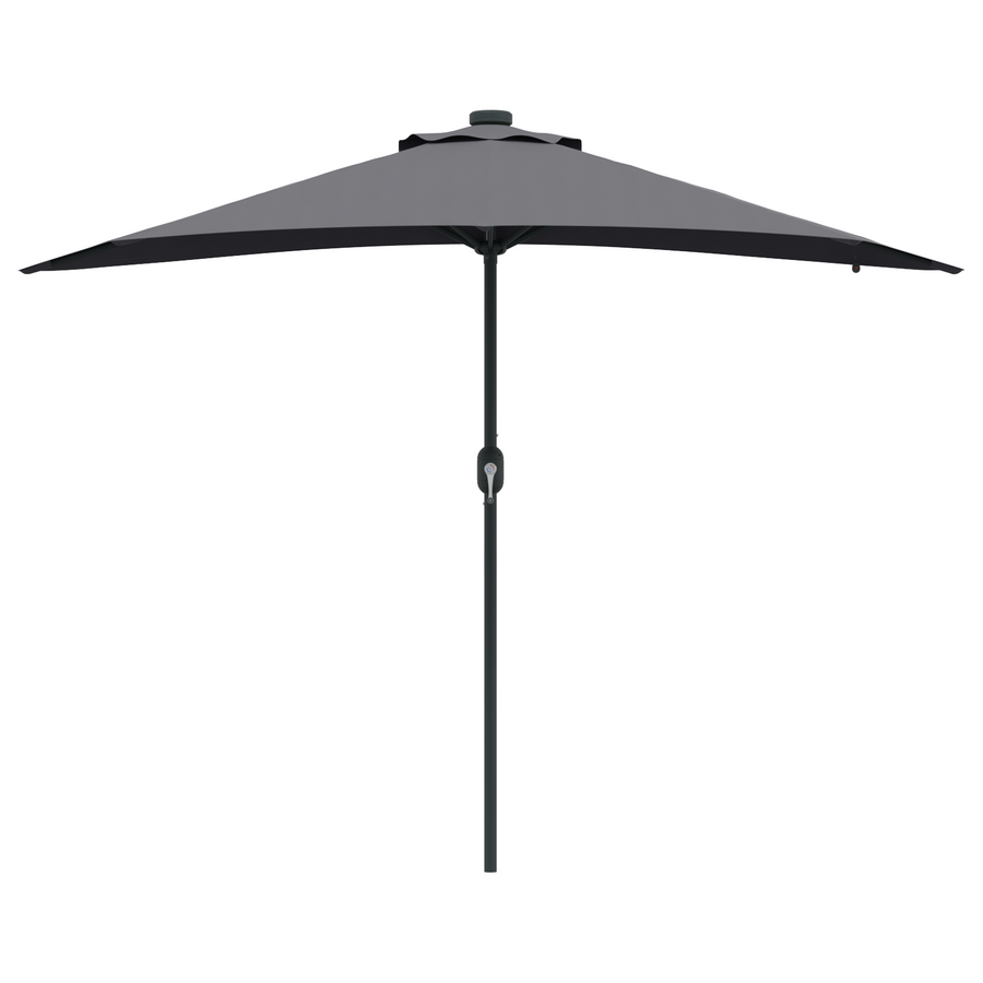 Tuinparasol Antraciet 294 x 150 x 223 cm Stof