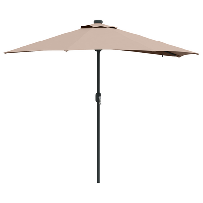 Tuinparasol Taupe 294 x 150 x 223 cm Stof