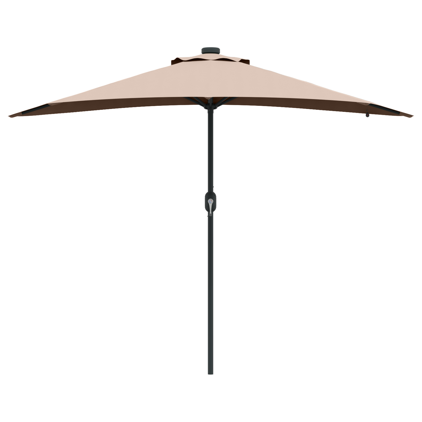 Tuinparasol Taupe 294 x 150 x 223 cm Stof