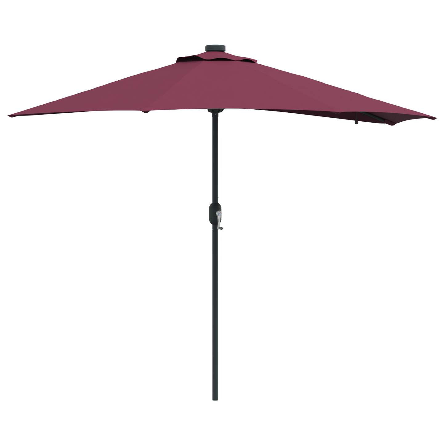 Tuinparasol Bordeauxrood 294 x 150 x 223 cm Stof