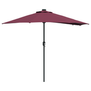 Tuinparasol 294x150x223 cm bordeauxrood
