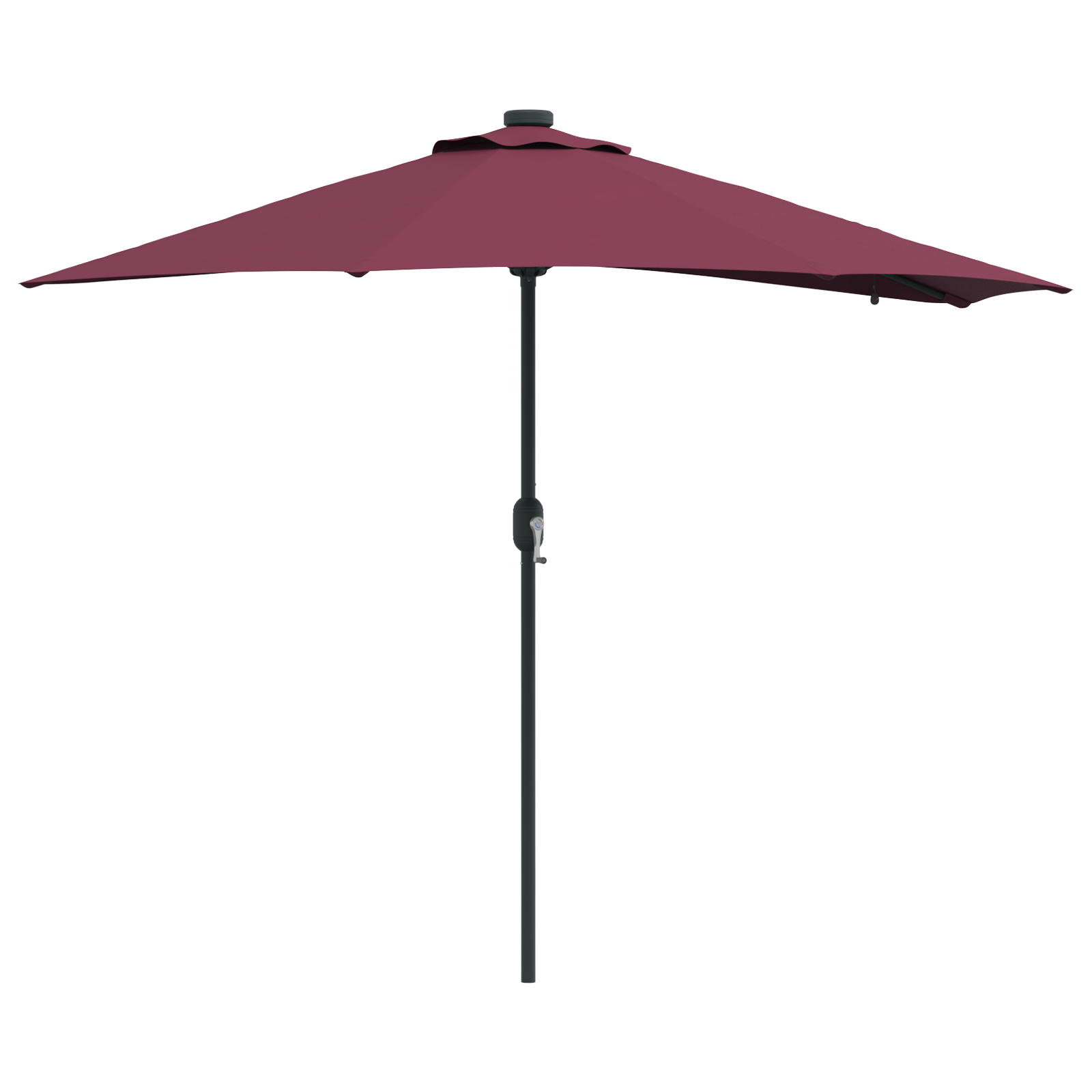 Tuinparasol Bordeauxrood 294 x 150 x 223 cm Stof